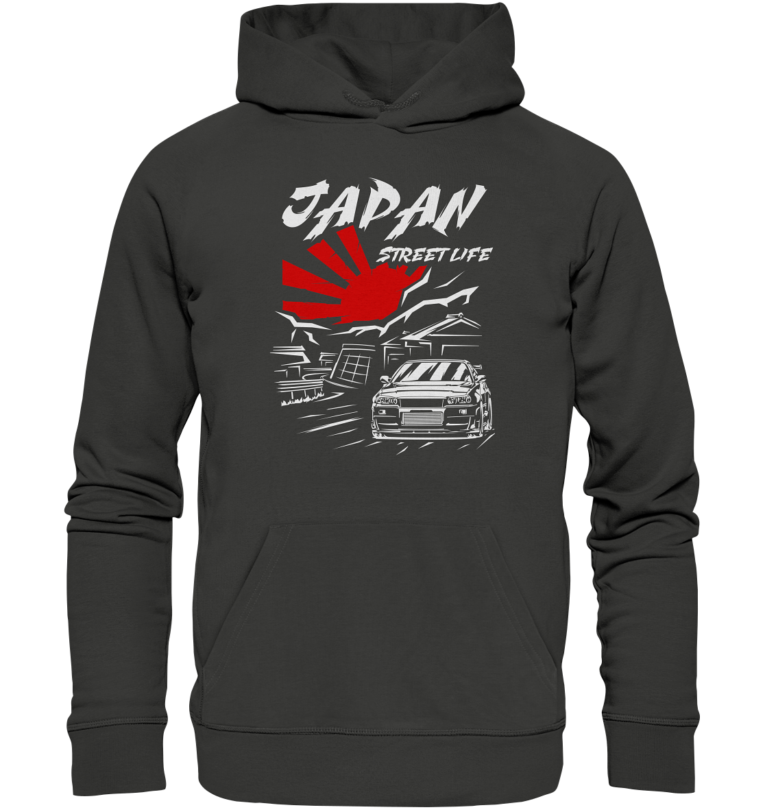 Skyline R34 - Japan Street Life - Premium Unisex Hoodie - MotoMerch.de