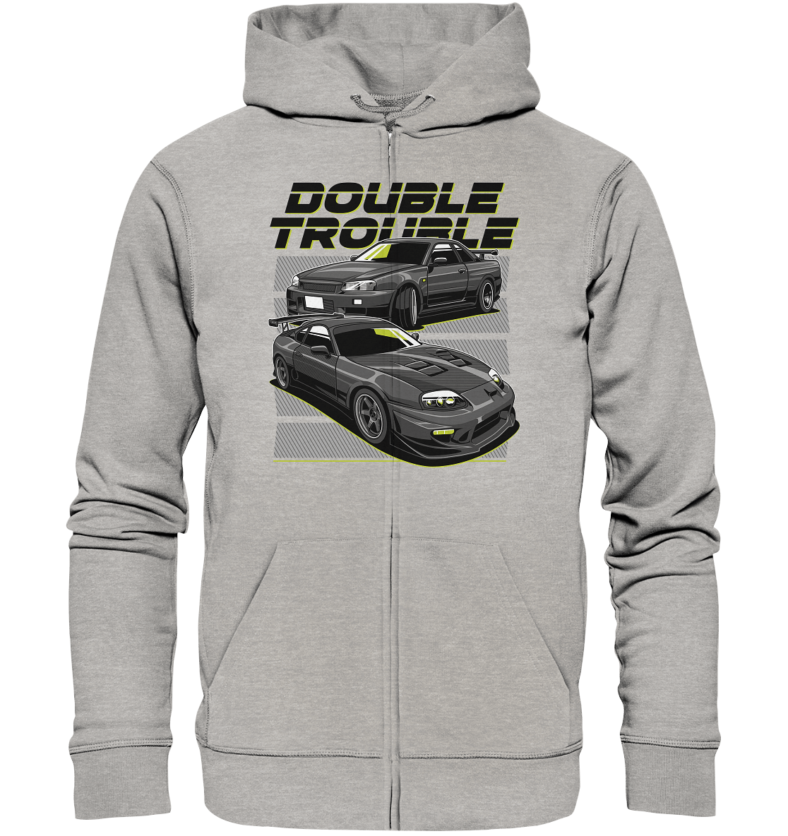 Skyline R34 vs. Supra MK4 - Organic Zipper - MotoMerch.de