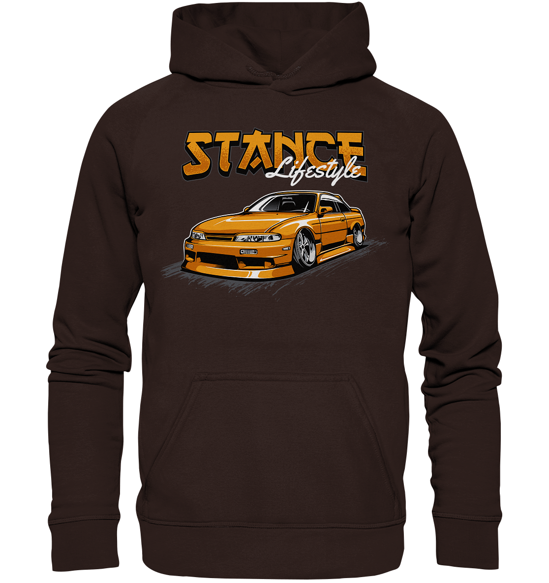 Slammed Nissan Silvia S14 - Basic Unisex Hoodie - MotoMerch.de