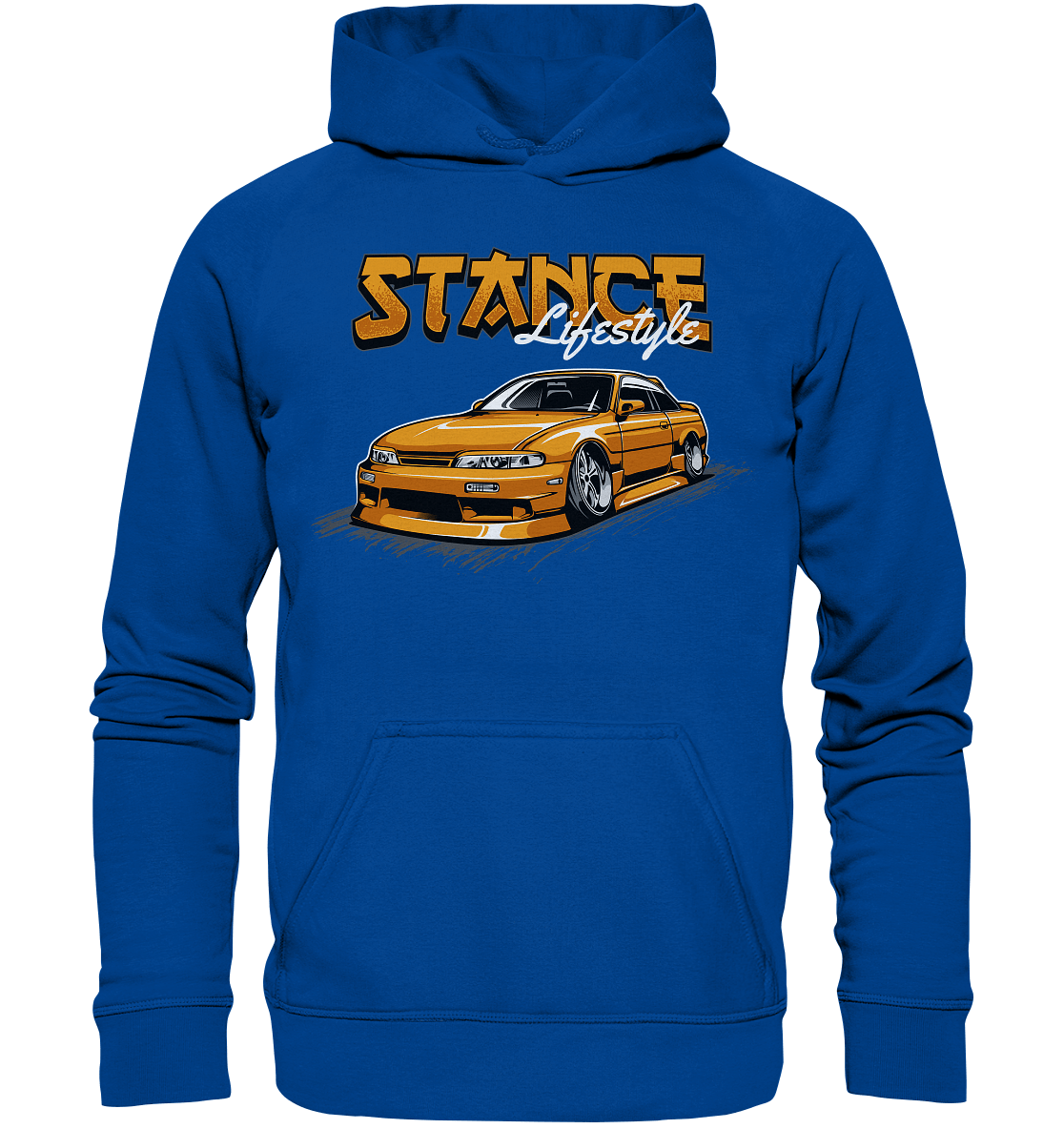 Slammed Nissan Silvia S14 - Basic Unisex Hoodie - MotoMerch.de