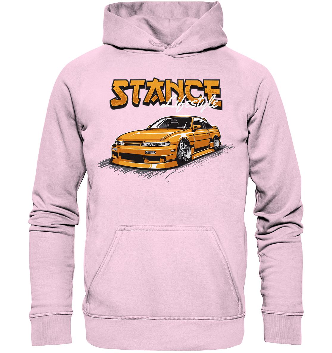 Slammed Nissan Silvia S14 - Basic Unisex Hoodie - MotoMerch.de