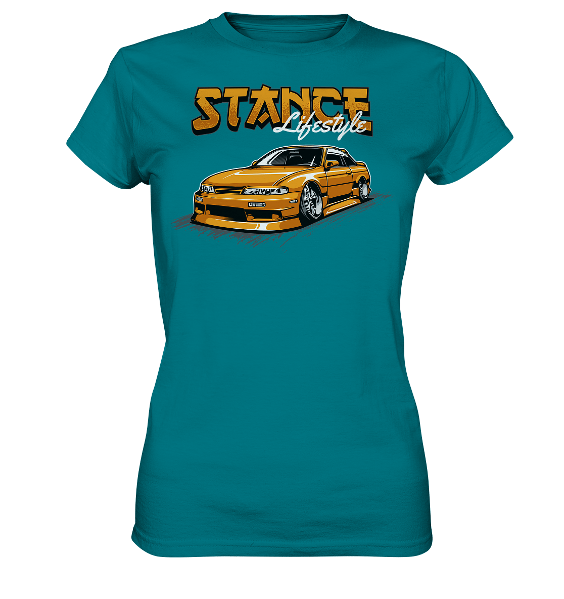 Slammed Nissan Silvia S14 - Ladies Premium Shirt - MotoMerch.de