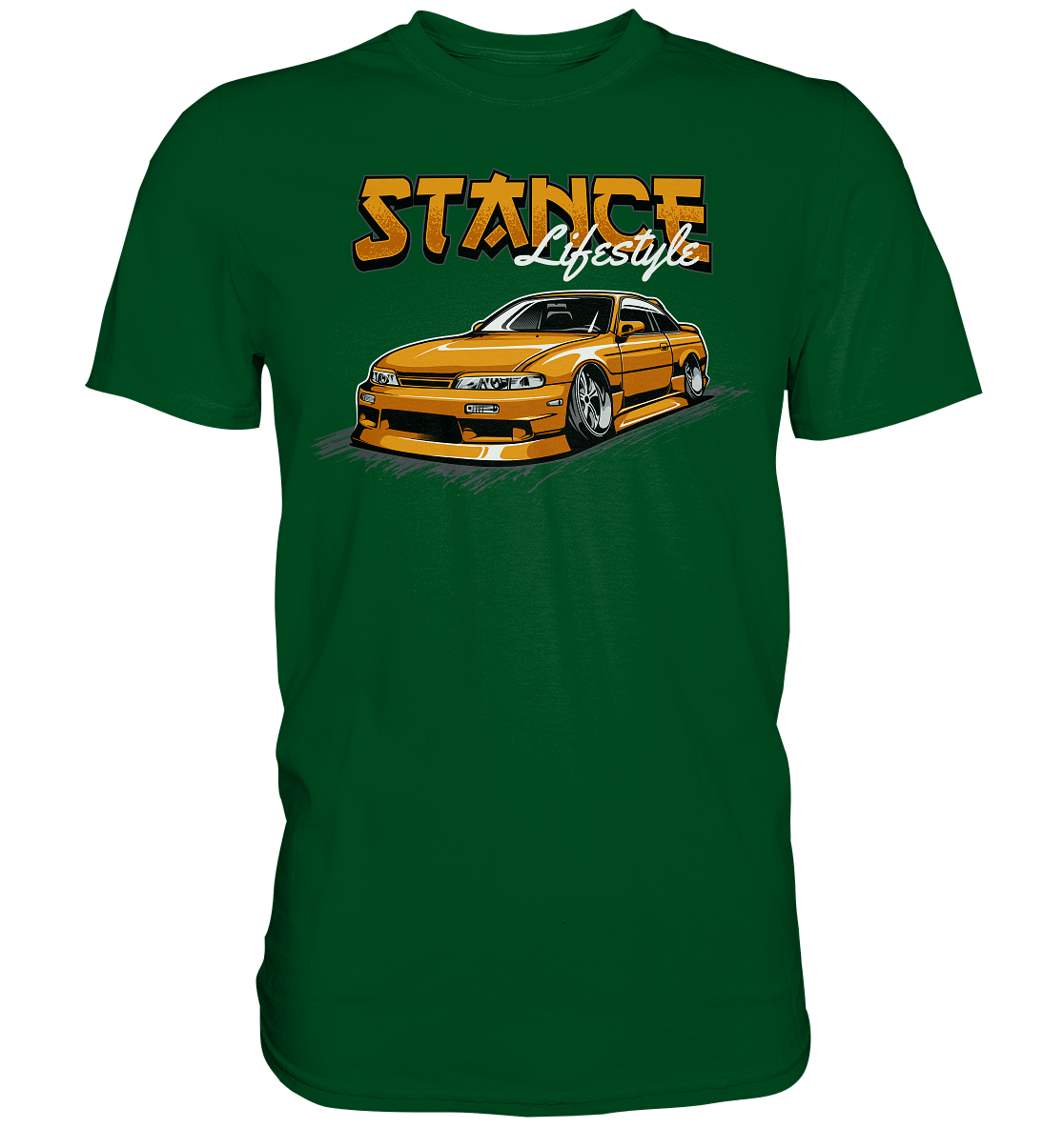 Slammed Nissan Silvia S14 - Premium Shirt - MotoMerch.de