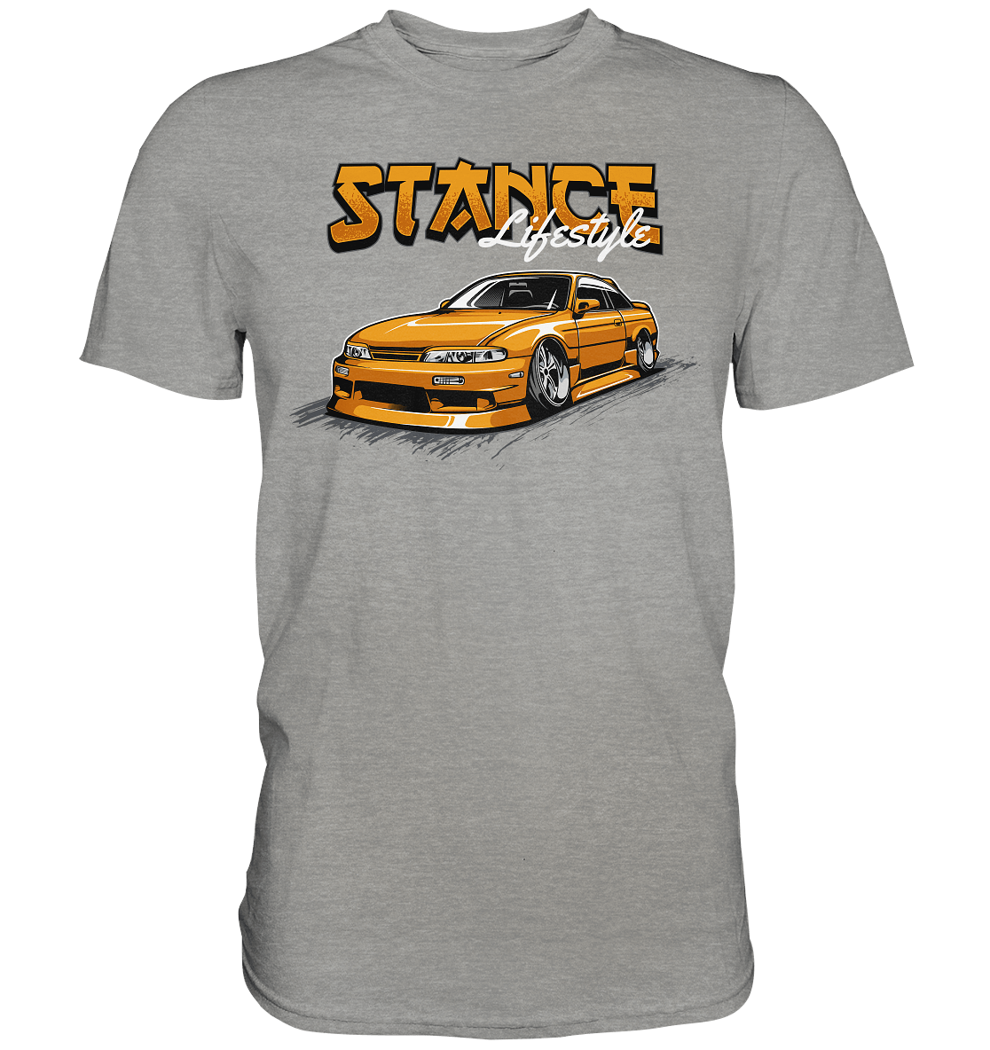 Slammed Nissan Silvia S14 - Premium Shirt - MotoMerch.de