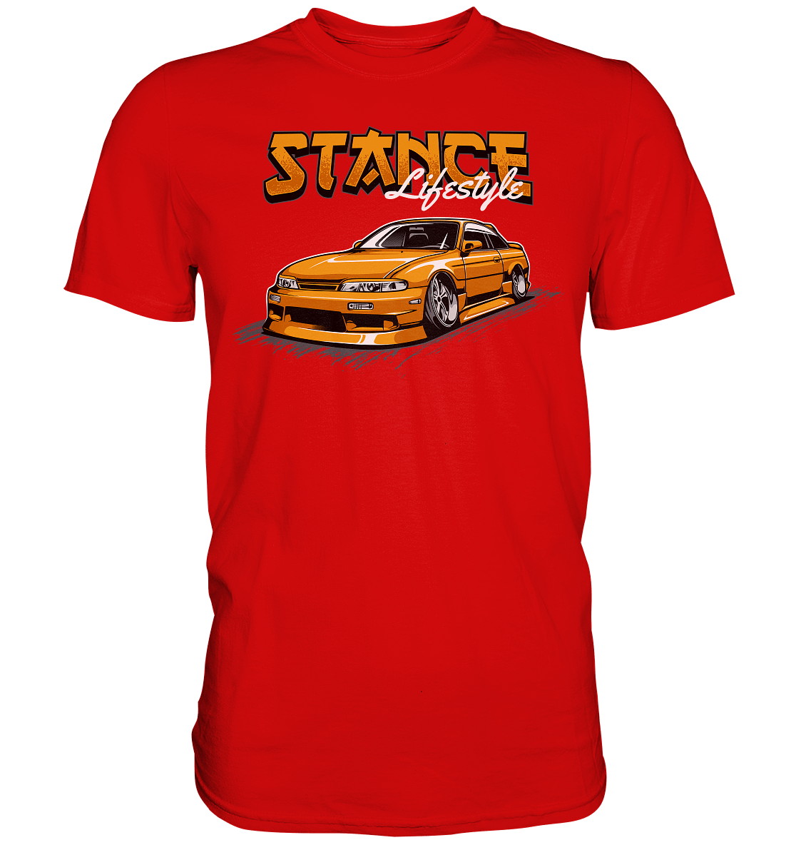 Slammed Nissan Silvia S14 - Premium Shirt - MotoMerch.de
