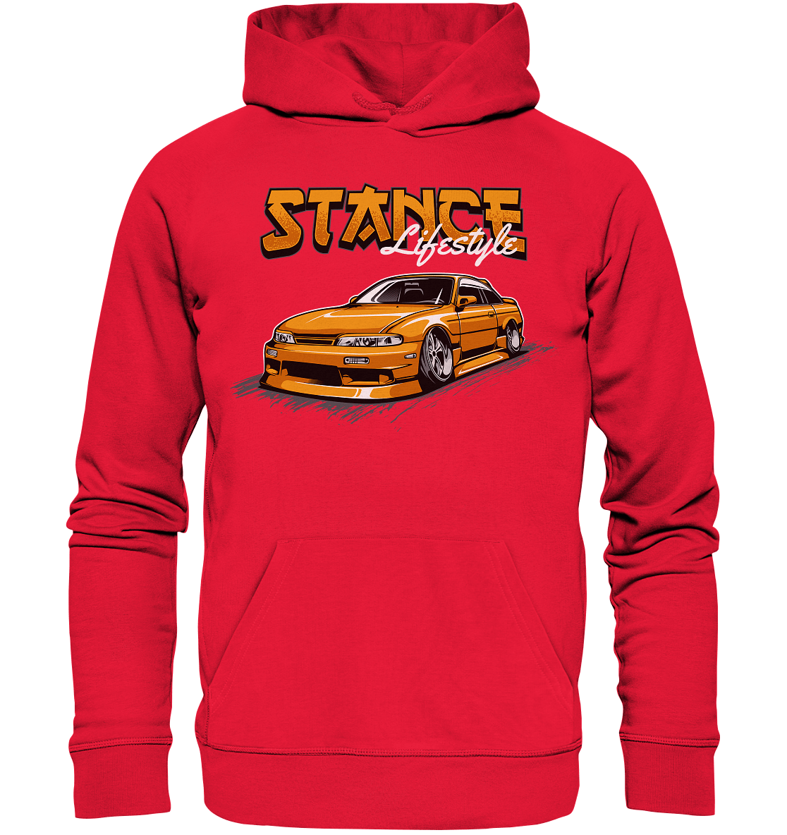 Slammed Nissan Silvia S14 - Premium Unisex Hoodie - MotoMerch.de