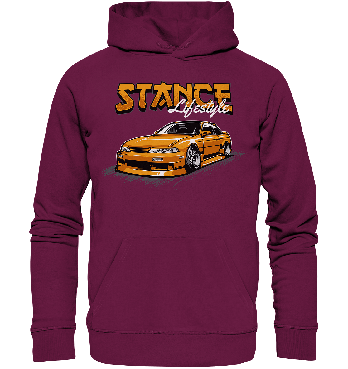 Slammed Nissan Silvia S14 - Premium Unisex Hoodie - MotoMerch.de