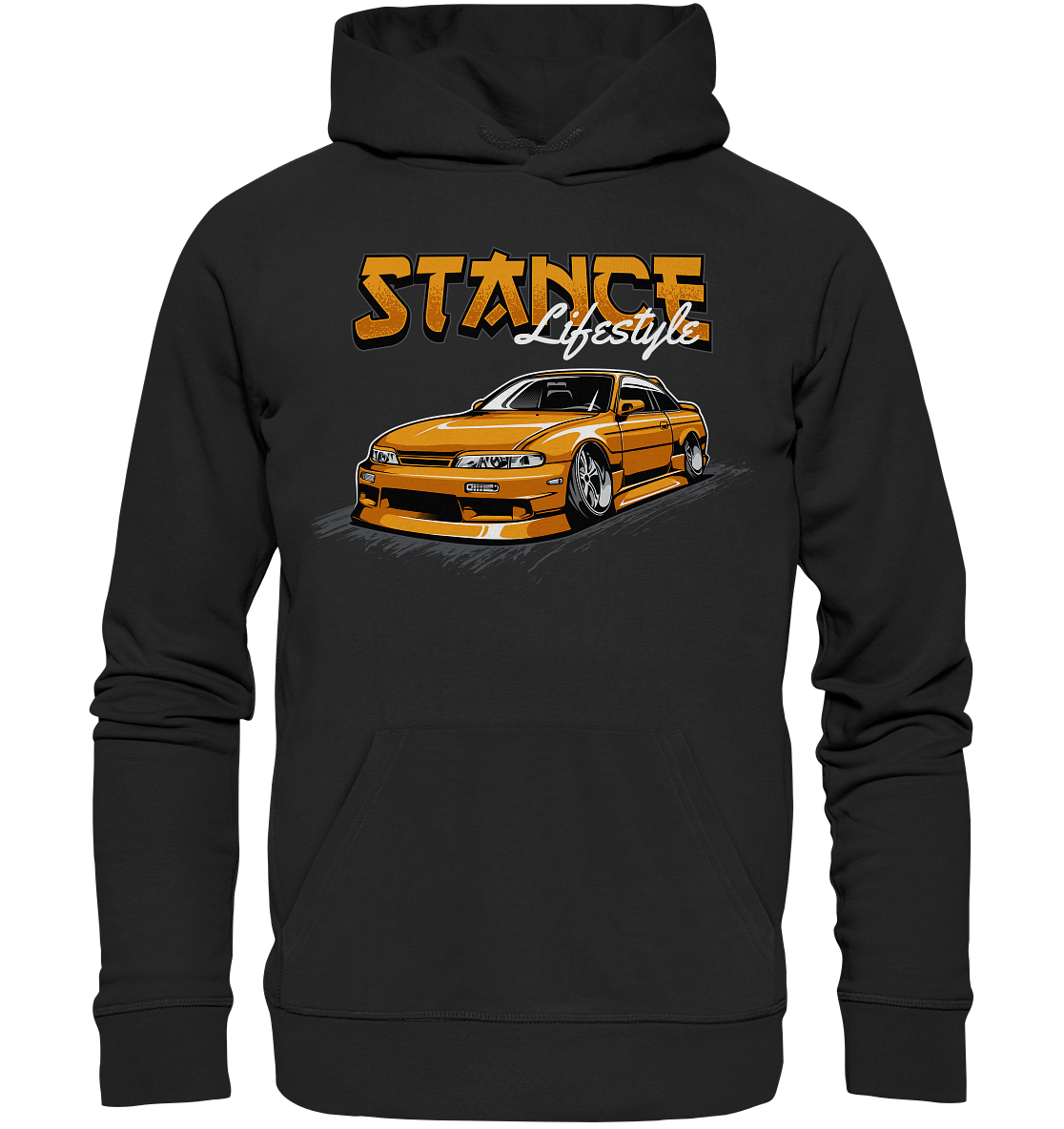 Slammed Nissan Silvia S14 - Premium Unisex Hoodie - MotoMerch.de