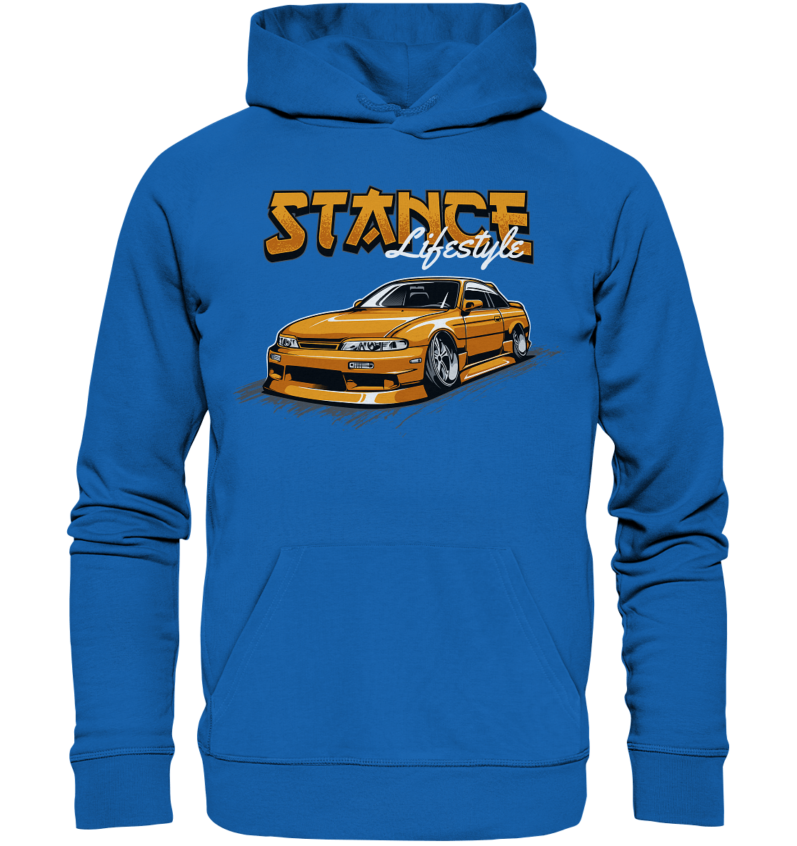 Slammed Nissan Silvia S14 - Premium Unisex Hoodie - MotoMerch.de