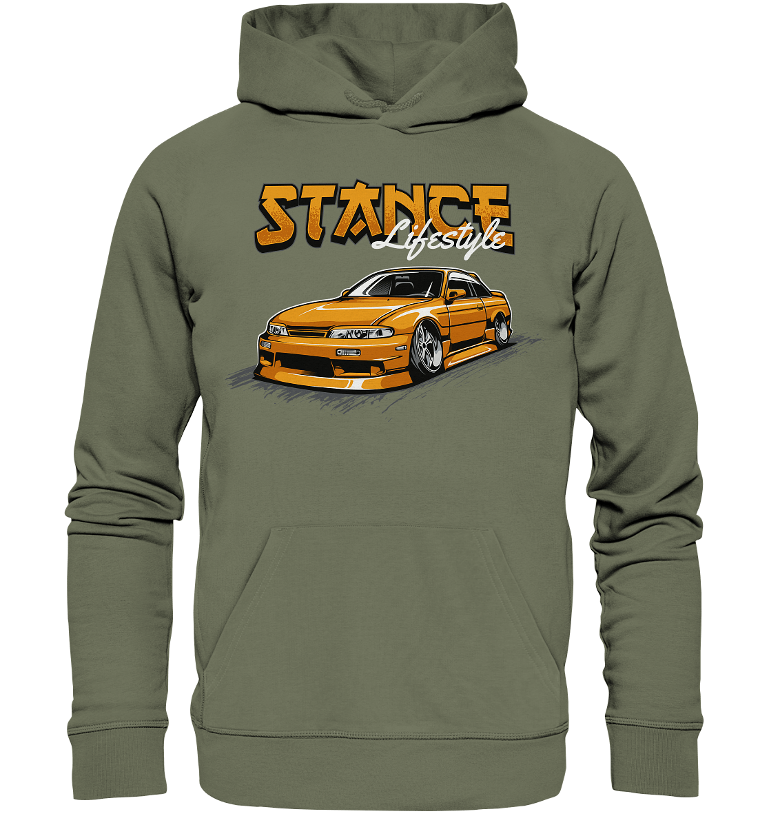 Slammed Nissan Silvia S14 - Premium Unisex Hoodie - MotoMerch.de