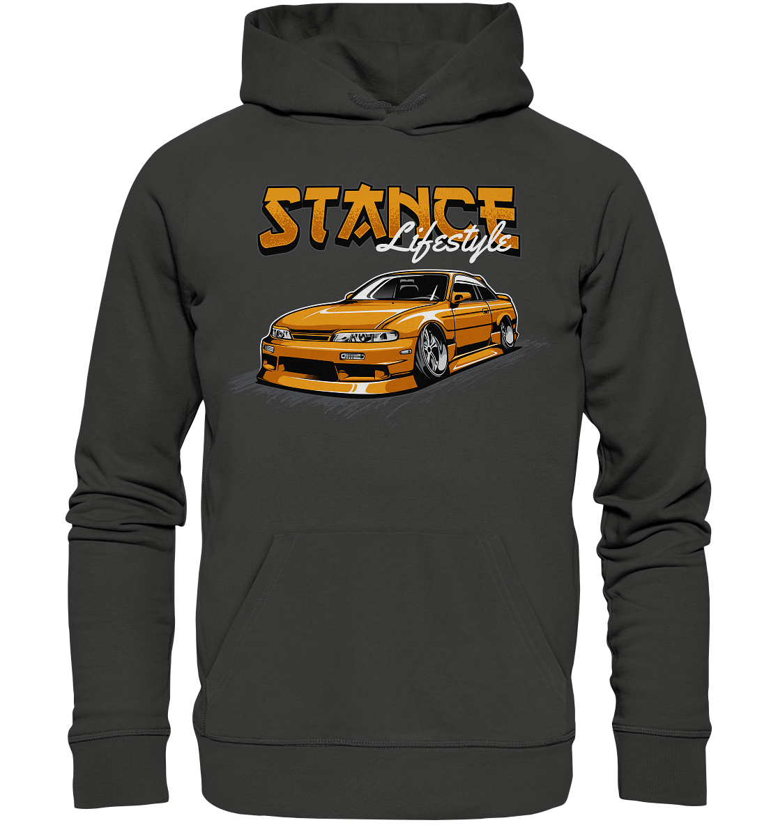 Slammed Nissan Silvia S14 - Premium Unisex Hoodie - MotoMerch.de