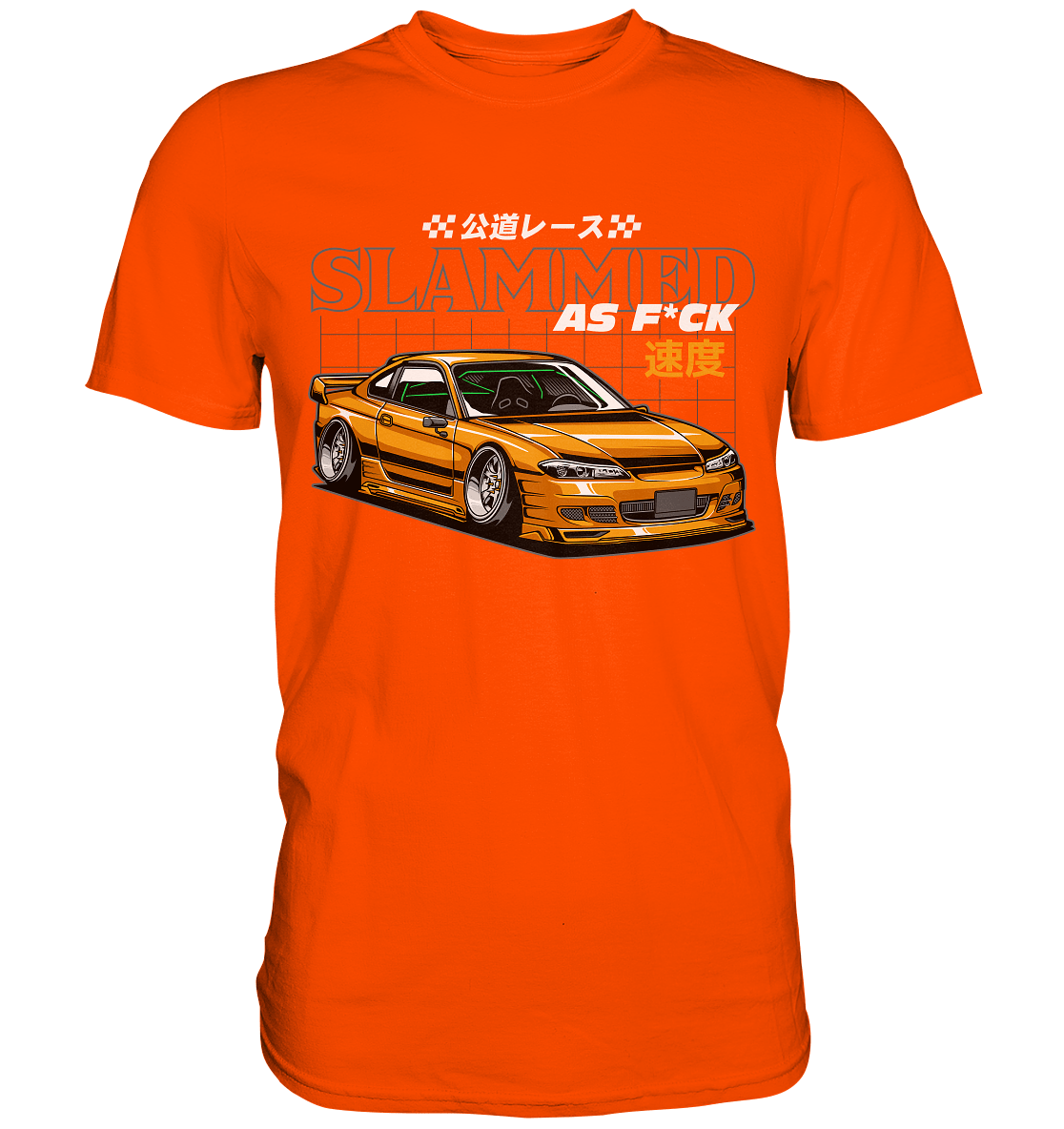 Slammed Nissan Silvia S15 - Premium Shirt - MotoMerch.de