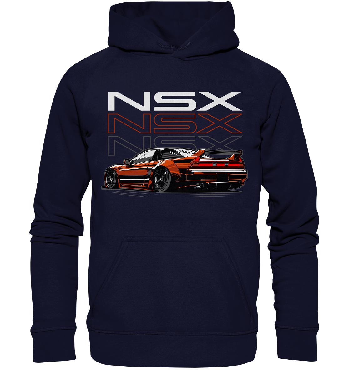 Slammed NSX - Basic Unisex Hoodie XL - MotoMerch.de