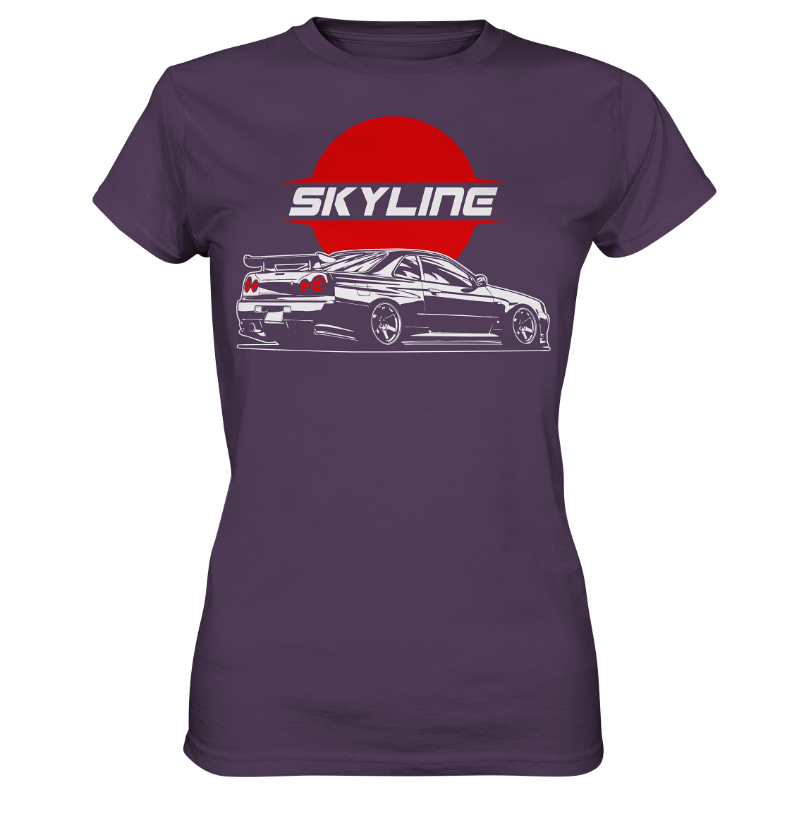 Slammed Skyline R34 GT-R - Ladies Premium Shirt - MotoMerch.de