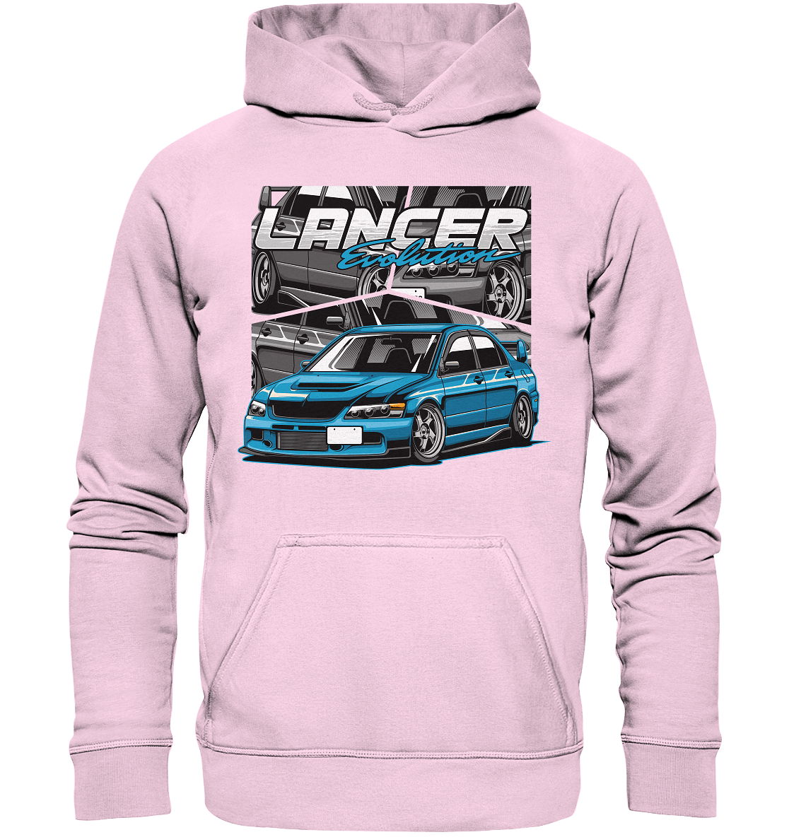Stanced Lancer Evo - Basic Unisex Hoodie - MotoMerch.de