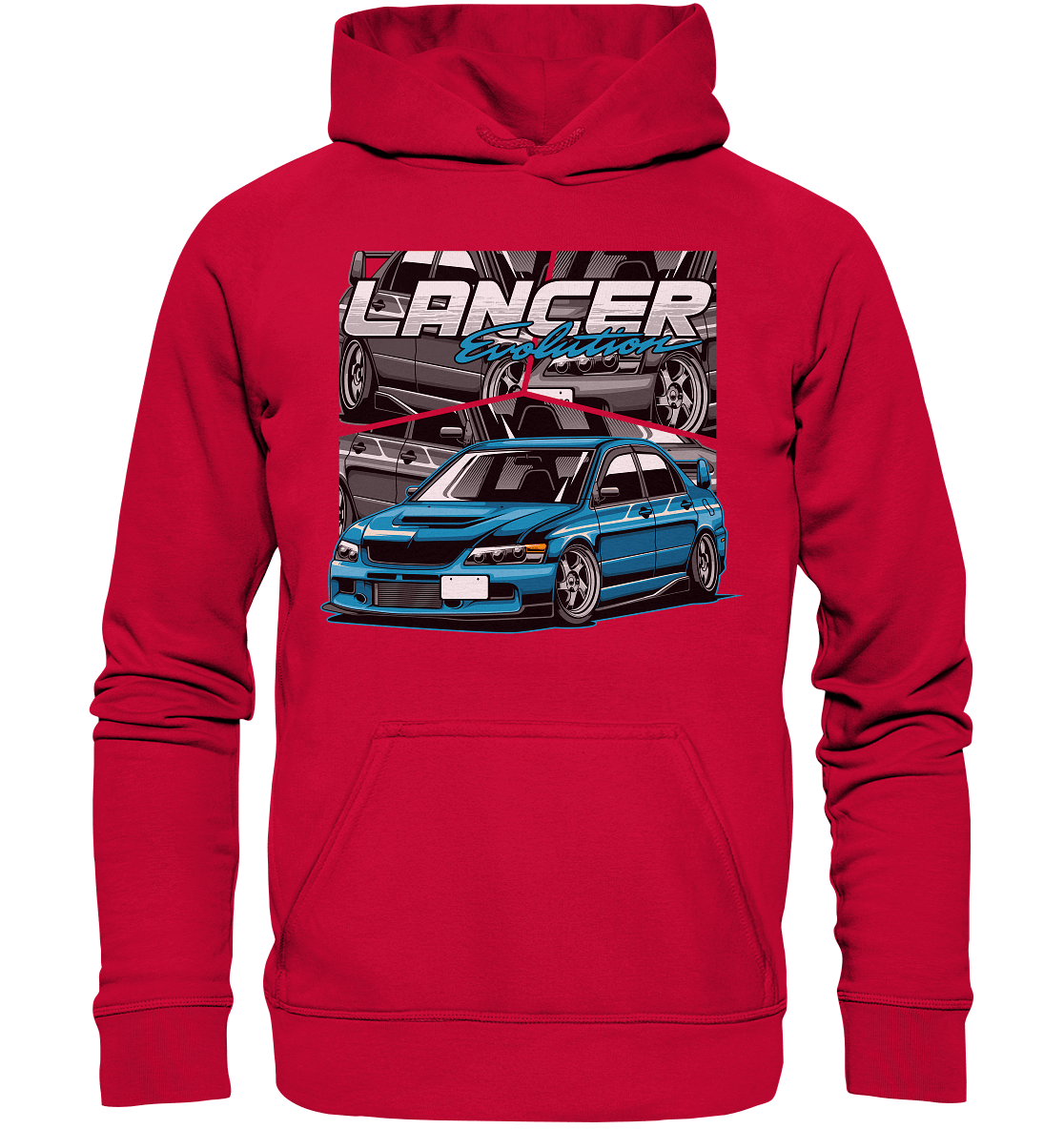 Stanced Lancer Evo - Basic Unisex Hoodie - MotoMerch.de