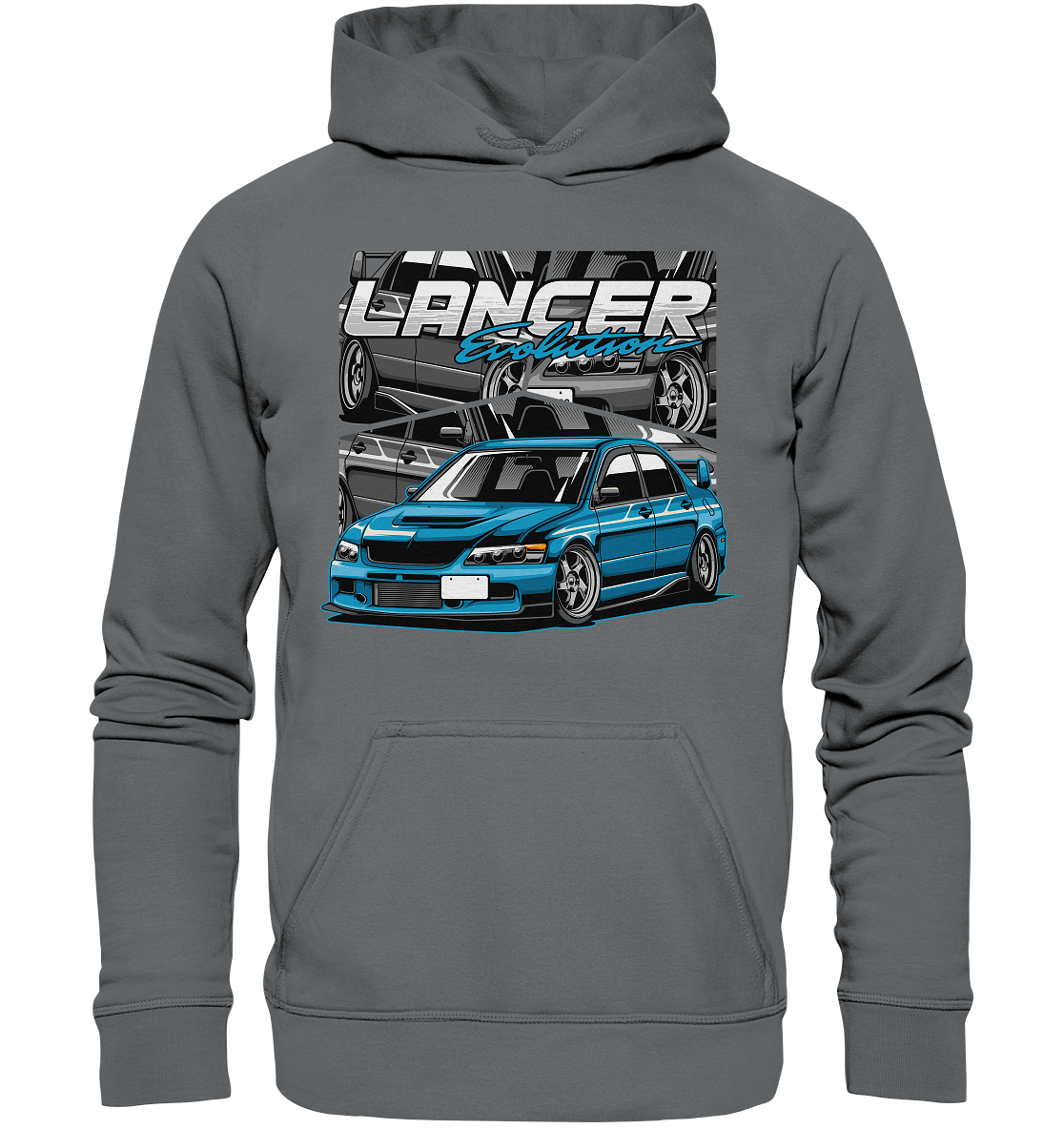 Stanced Lancer Evo - Basic Unisex Hoodie - MotoMerch.de