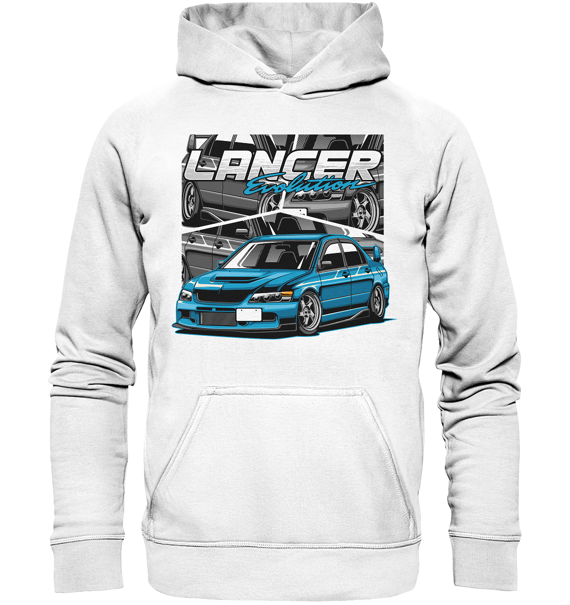 Stanced Lancer Evo - Basic Unisex Hoodie - MotoMerch.de