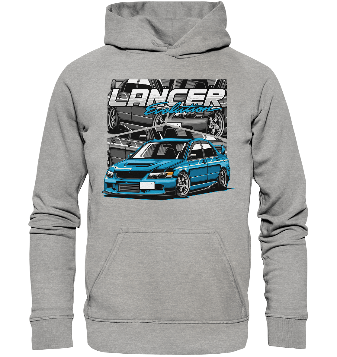 Stanced Lancer Evo - Basic Unisex Hoodie - MotoMerch.de