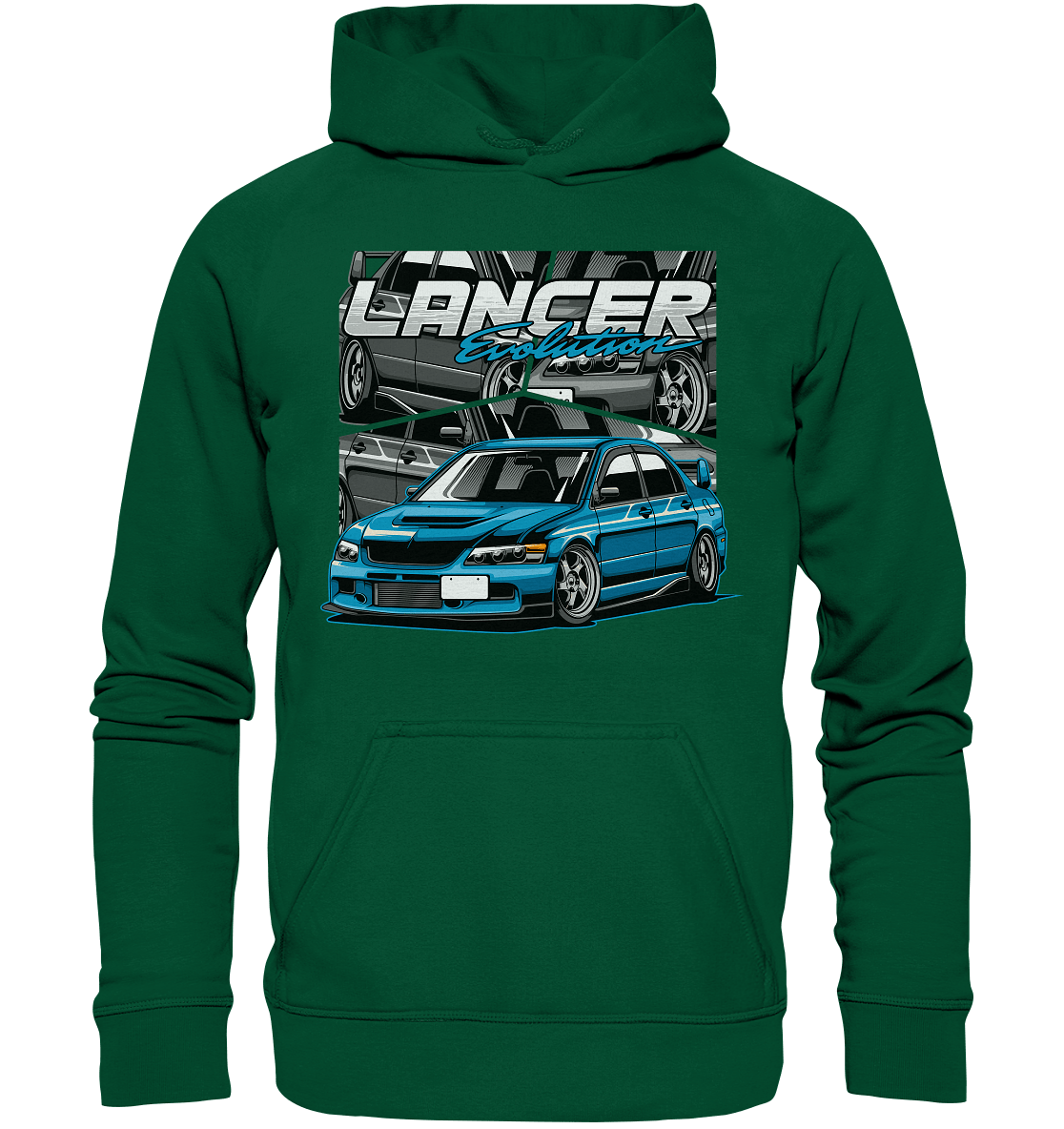 Stanced Lancer Evo - Basic Unisex Hoodie - MotoMerch.de