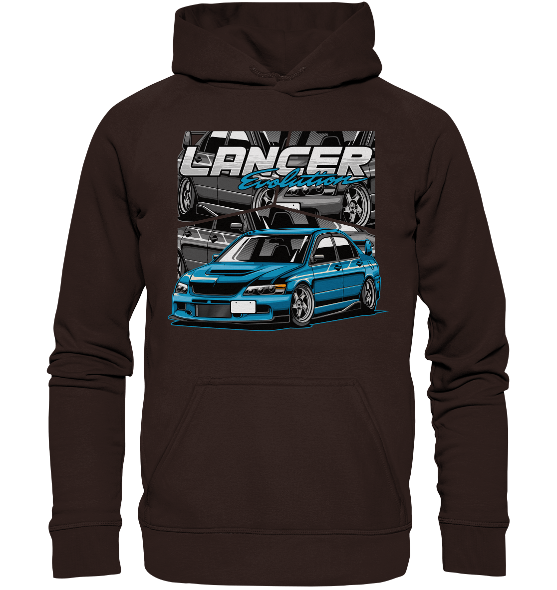 Stanced Lancer Evo - Basic Unisex Hoodie - MotoMerch.de