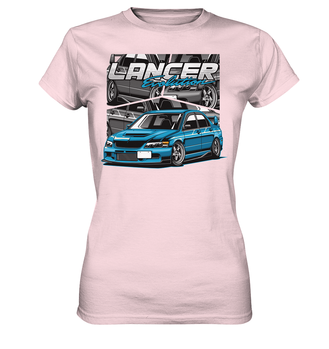 Stanced Lancer Evo - Ladies Premium Shirt - MotoMerch.de