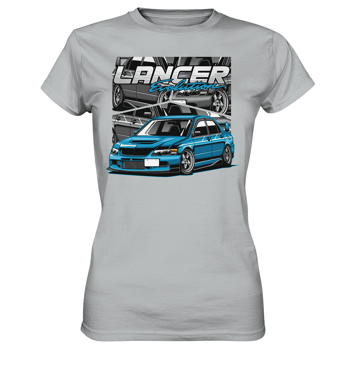 Stanced Lancer Evo - Ladies Premium Shirt - MotoMerch.de