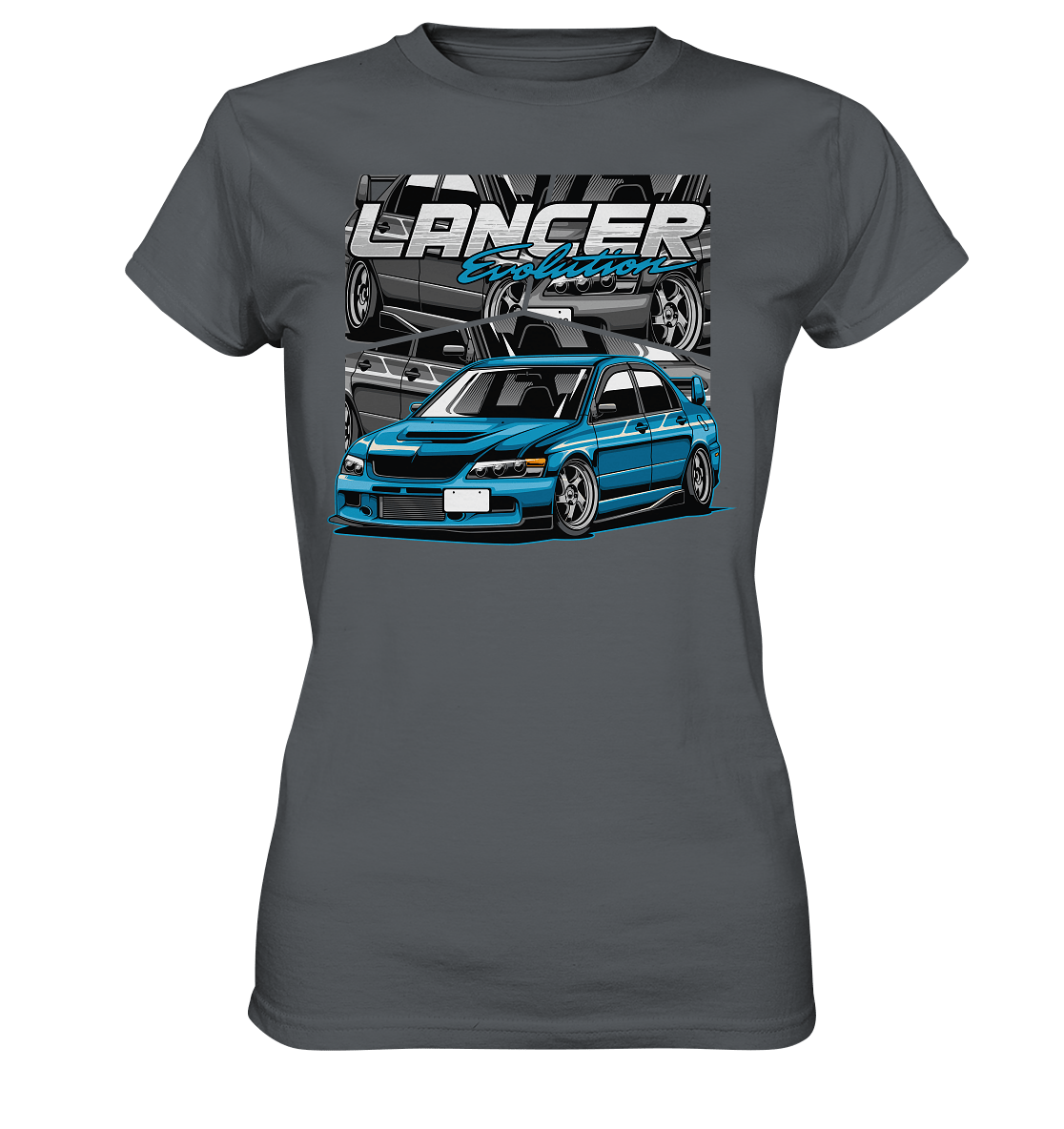 Stanced Lancer Evo - Ladies Premium Shirt - MotoMerch.de