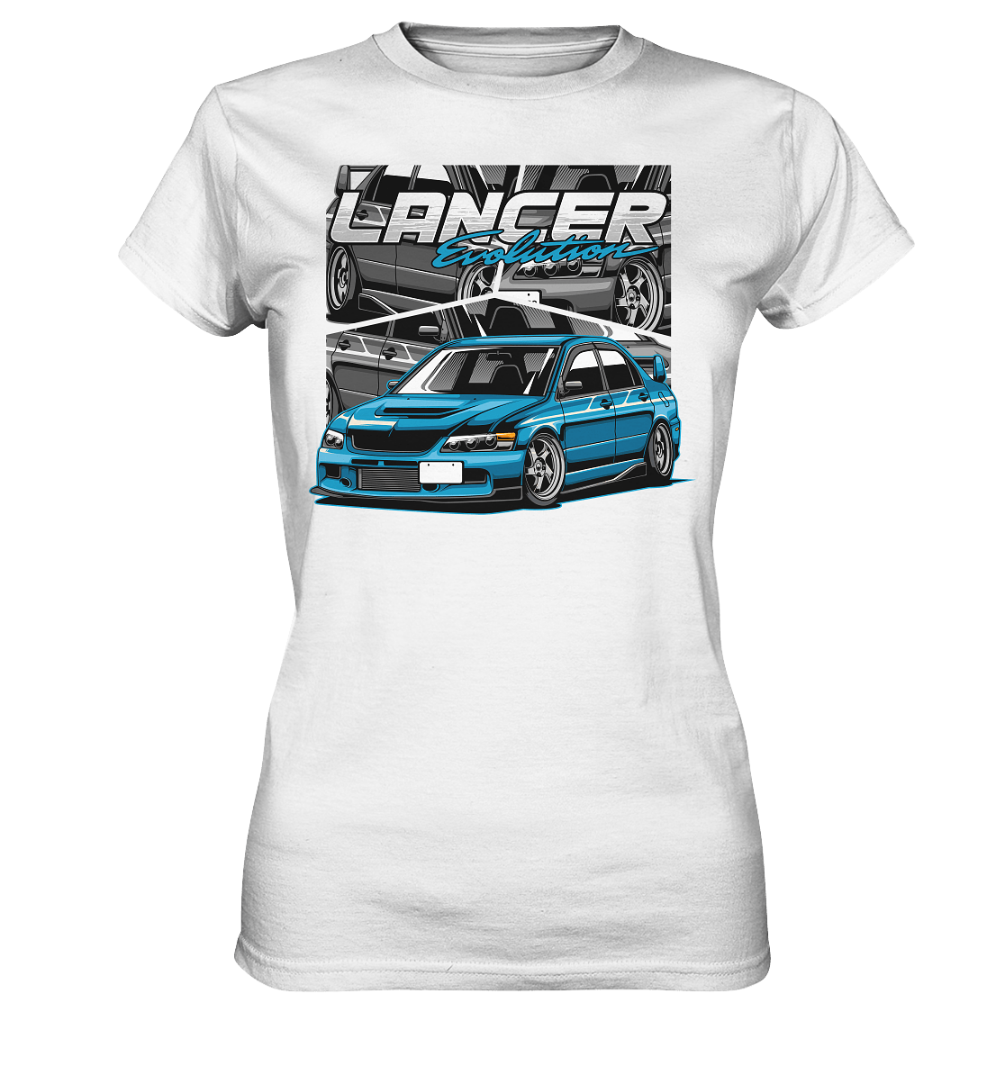 Stanced Lancer Evo - Ladies Premium Shirt - MotoMerch.de