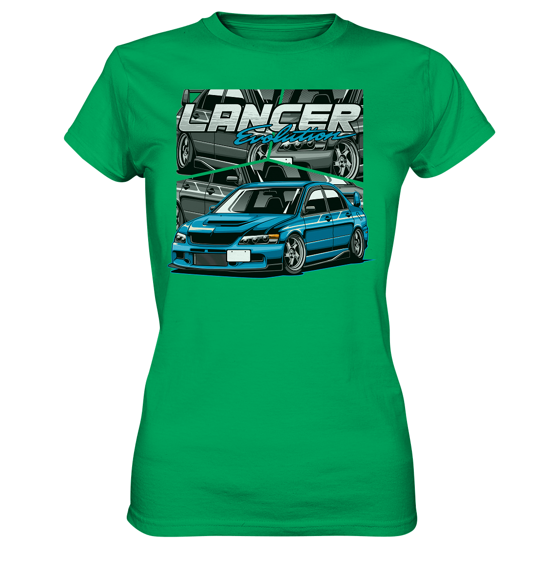 Stanced Lancer Evo - Ladies Premium Shirt - MotoMerch.de