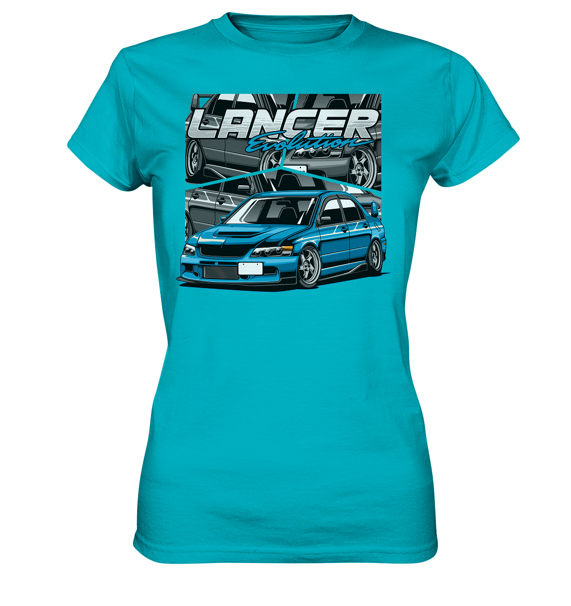 Stanced Lancer Evo - Ladies Premium Shirt - MotoMerch.de