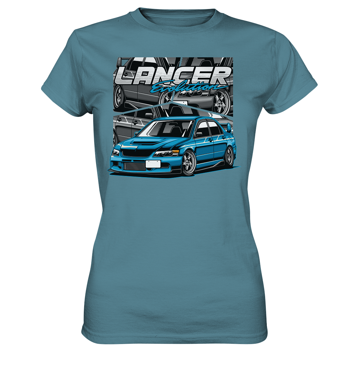 Stanced Lancer Evo - Ladies Premium Shirt - MotoMerch.de