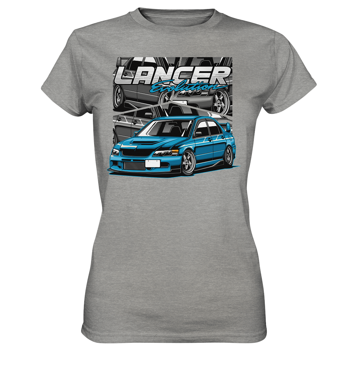 Stanced Lancer Evo - Ladies Premium Shirt - MotoMerch.de