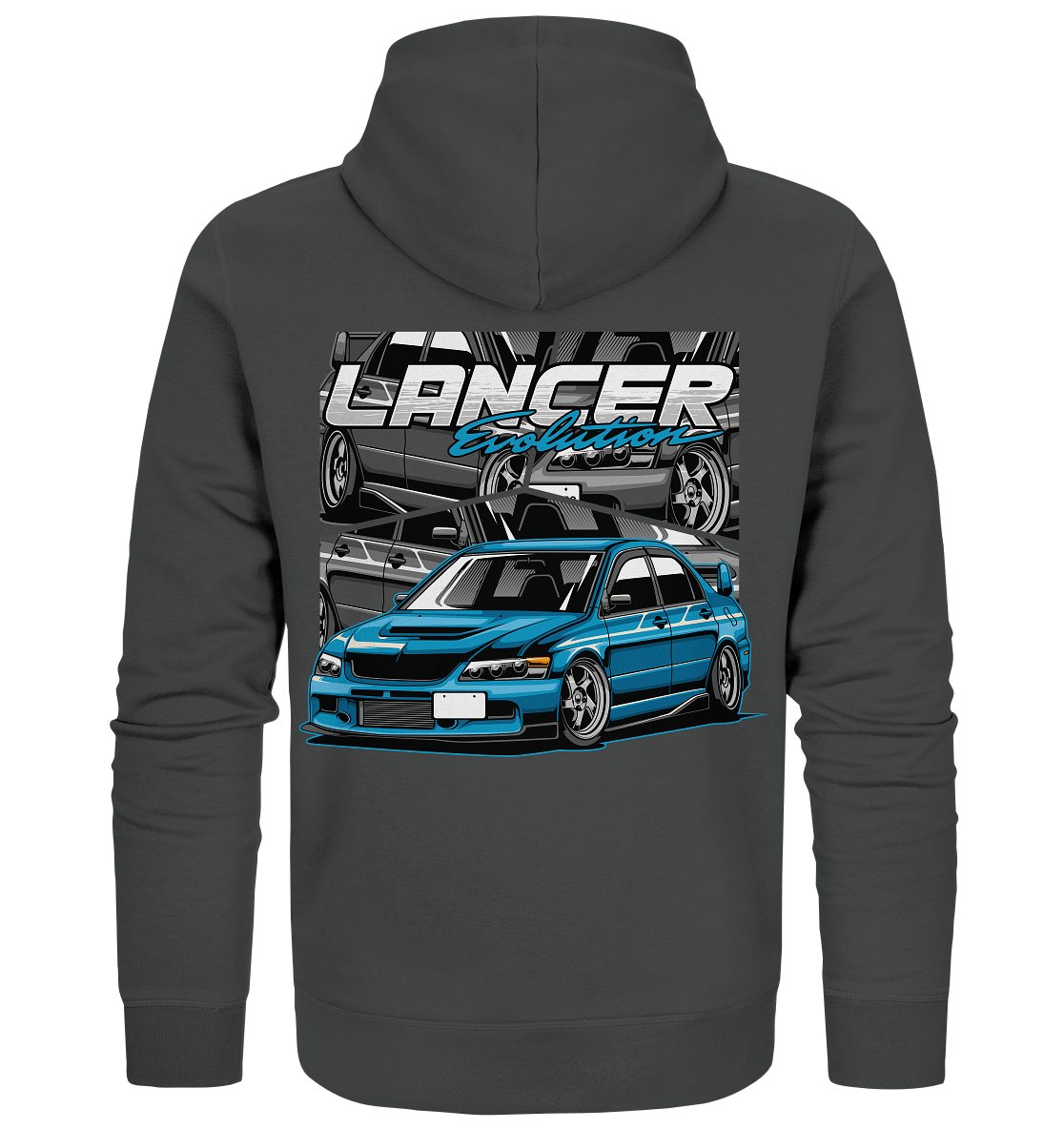 Stanced Lancer Evo - Organic Zipper - MotoMerch.de