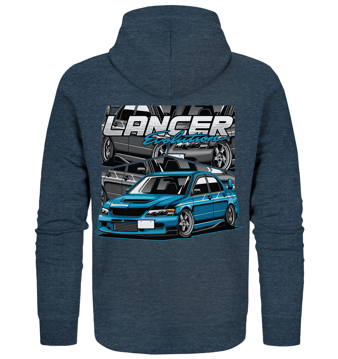Stanced Lancer Evo - Organic Zipper - MotoMerch.de