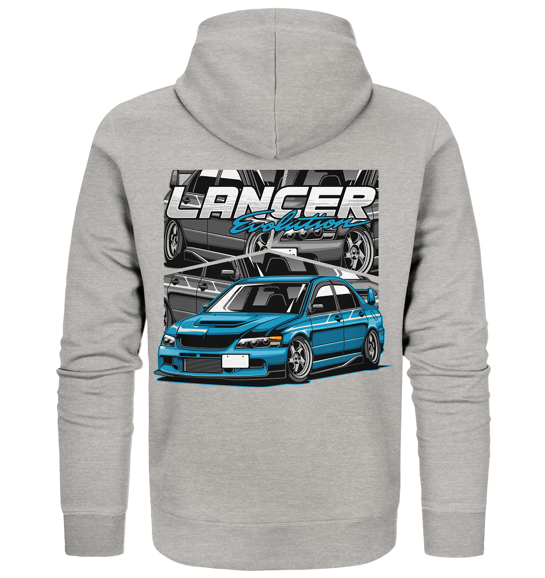 Stanced Lancer Evo - Organic Zipper - MotoMerch.de
