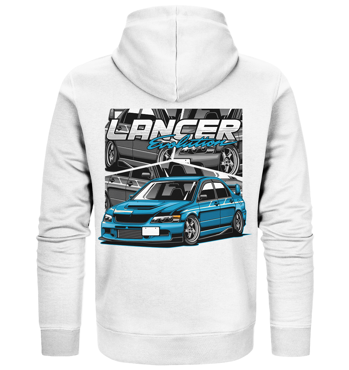 Stanced Lancer Evo - Organic Zipper - MotoMerch.de
