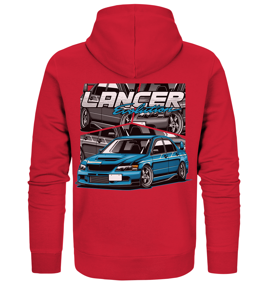 Stanced Lancer Evo - Organic Zipper - MotoMerch.de
