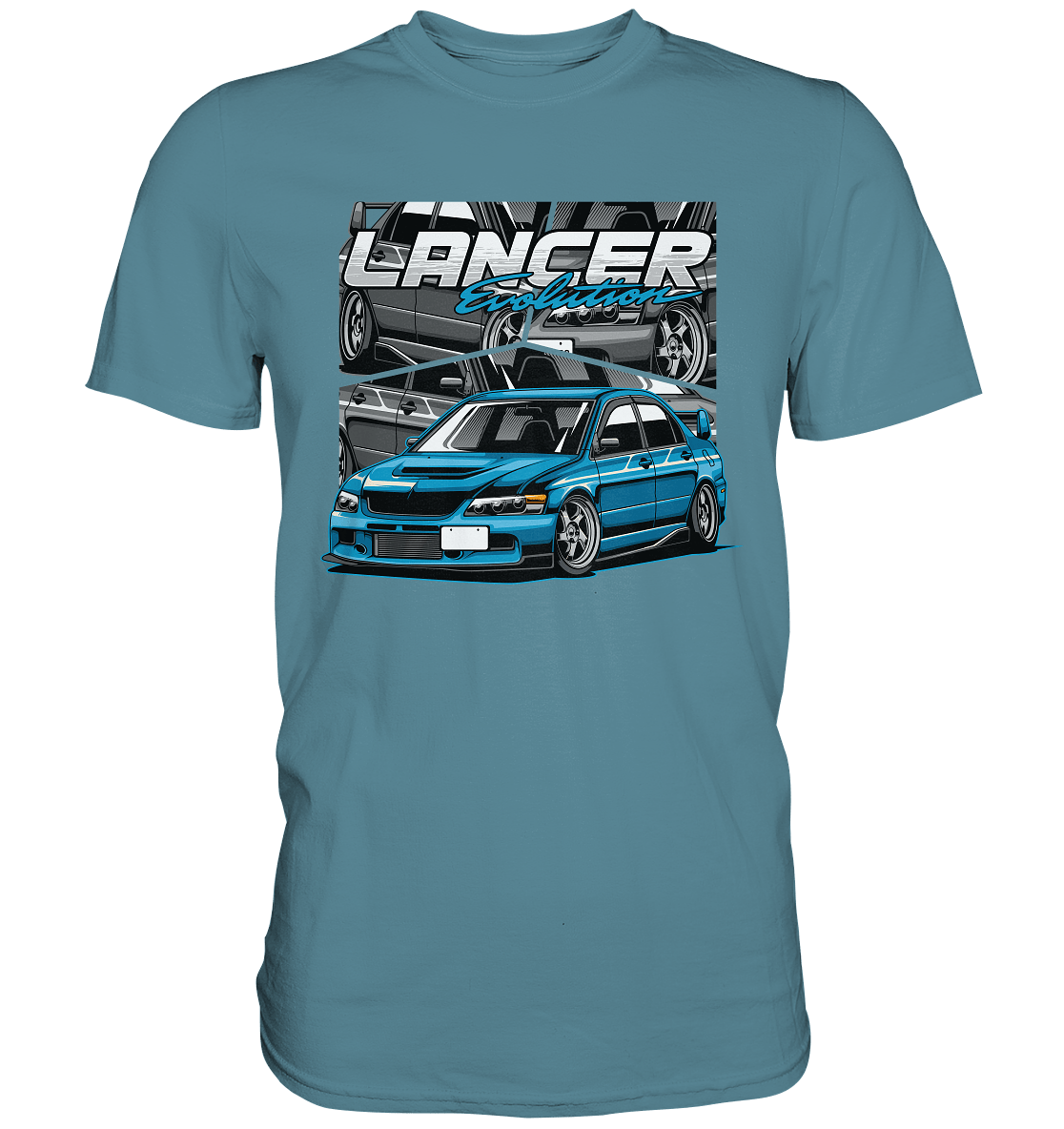 Stanced Lancer Evo - Premium Shirt - MotoMerch.de
