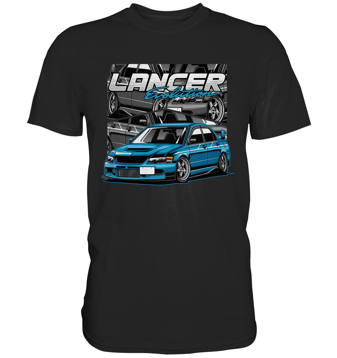 Stanced Lancer Evo - Premium Shirt - MotoMerch.de