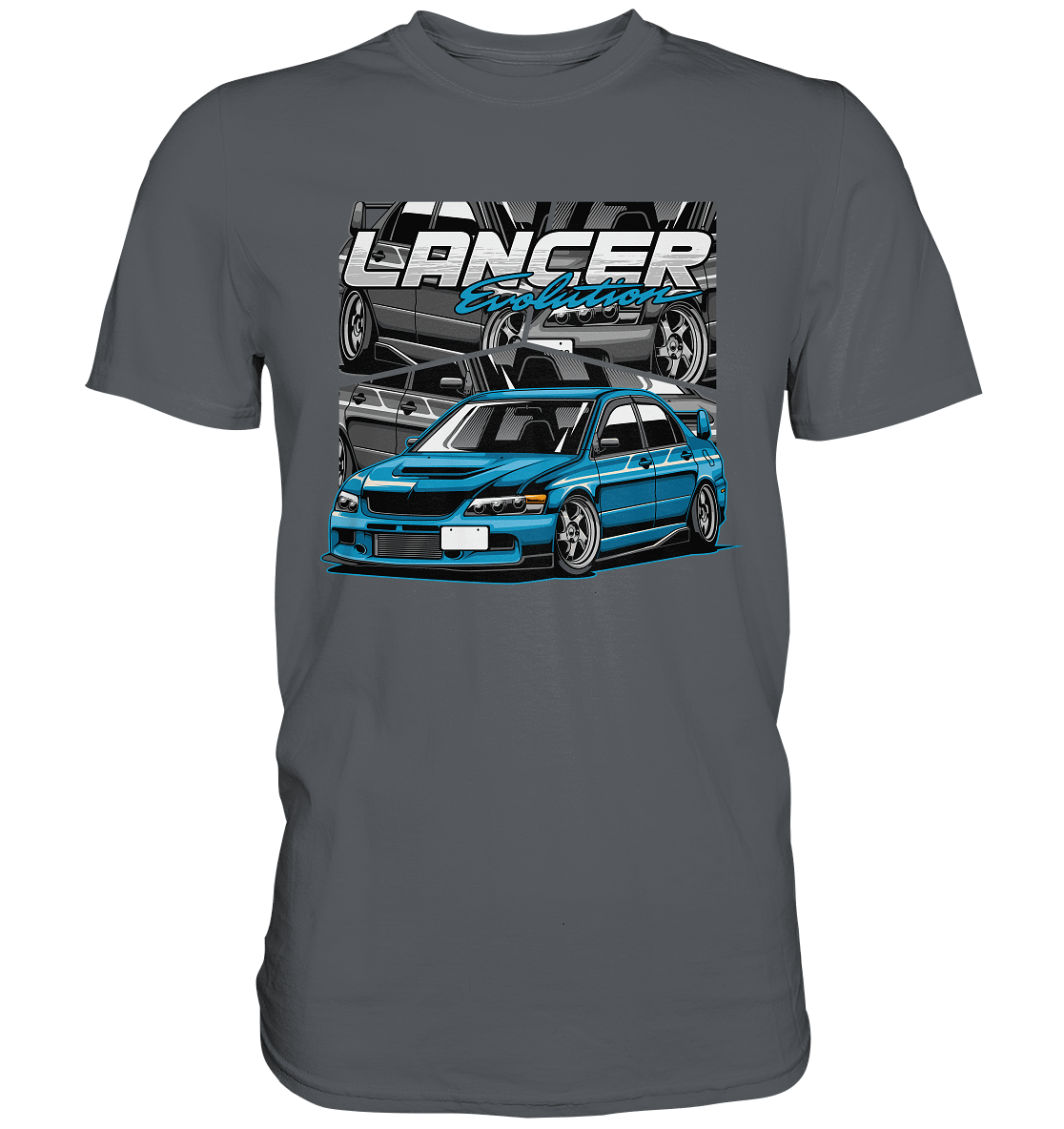 Stanced Lancer Evo - Premium Shirt - MotoMerch.de