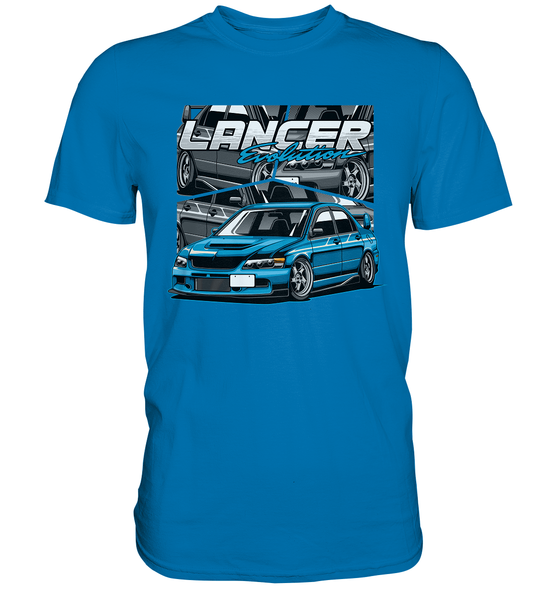 Stanced Lancer Evo - Premium Shirt - MotoMerch.de