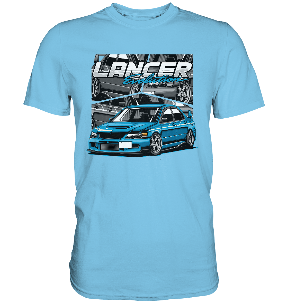 Stanced Lancer Evo - Premium Shirt - MotoMerch.de