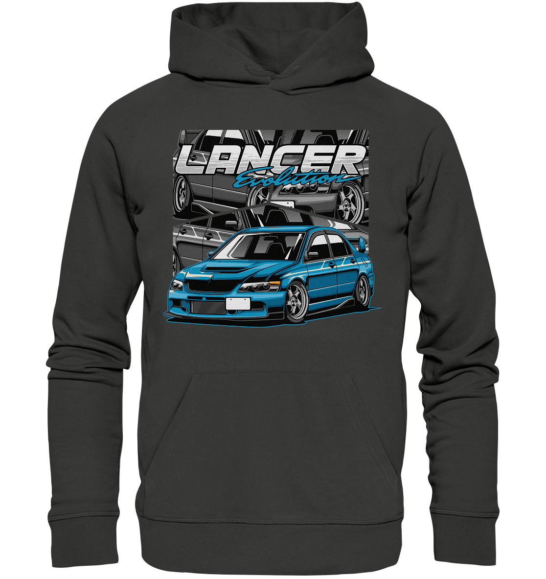 Stanced Lancer Evo - Premium Unisex Hoodie - MotoMerch.de