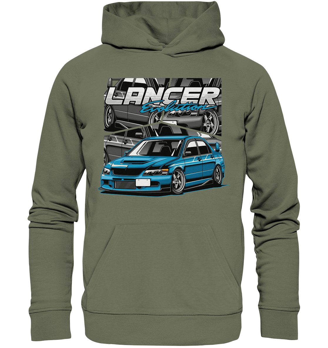 Stanced Lancer Evo - Premium Unisex Hoodie - MotoMerch.de