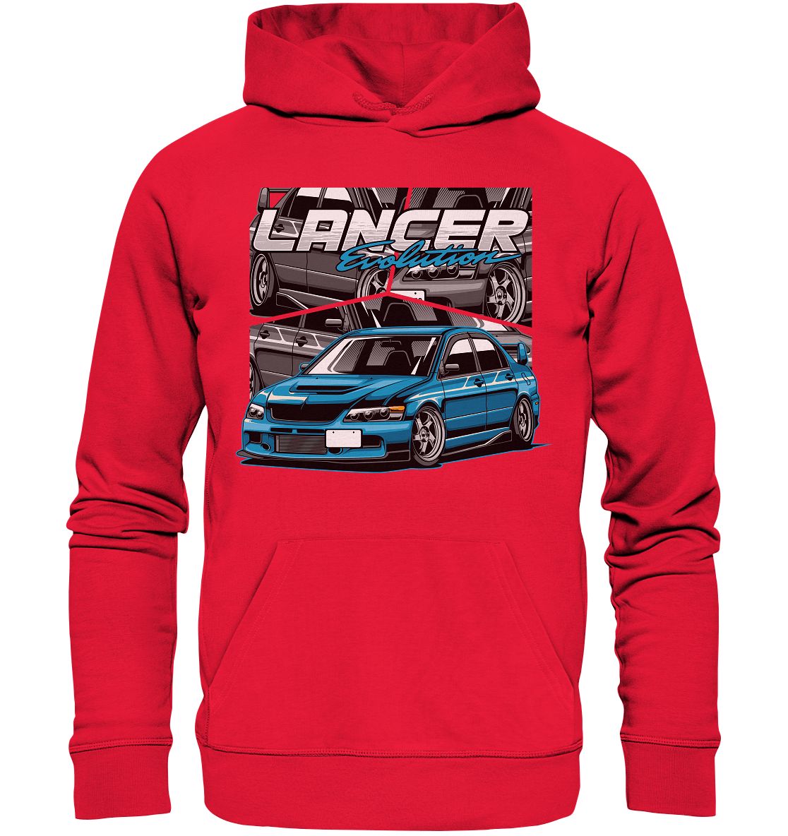 Stanced Lancer Evo - Premium Unisex Hoodie - MotoMerch.de
