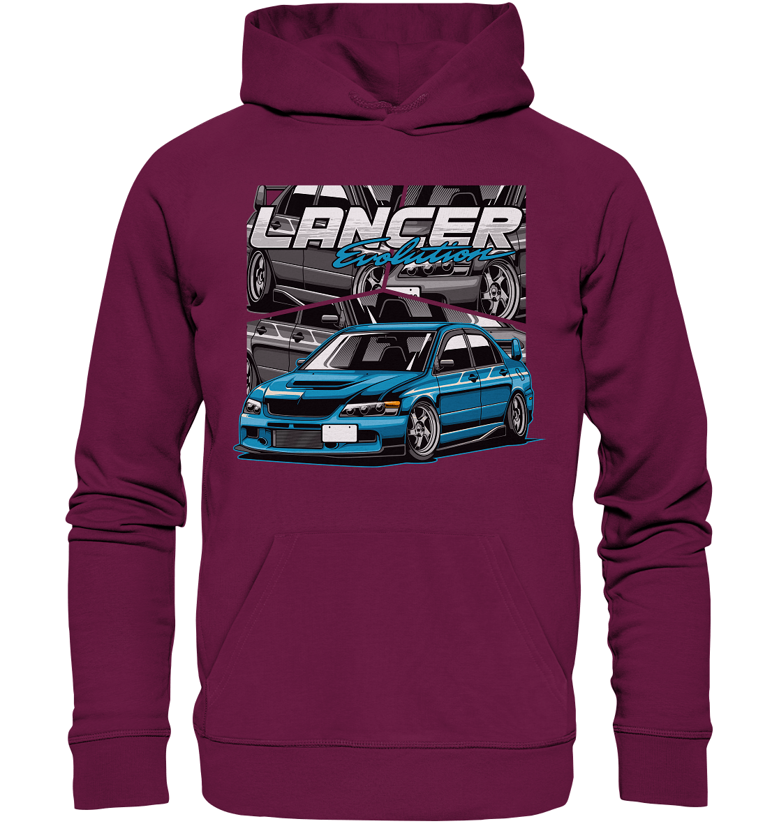 Stanced Lancer Evo - Premium Unisex Hoodie - MotoMerch.de