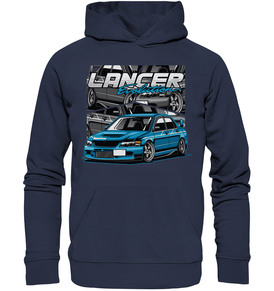 Stanced Lancer Evo - Premium Unisex Hoodie - MotoMerch.de