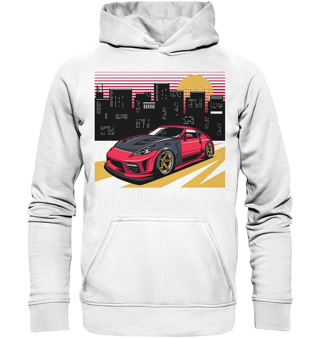 stanced Nissan 370Z - Basic Unisex Hoodie - MotoMerch.de