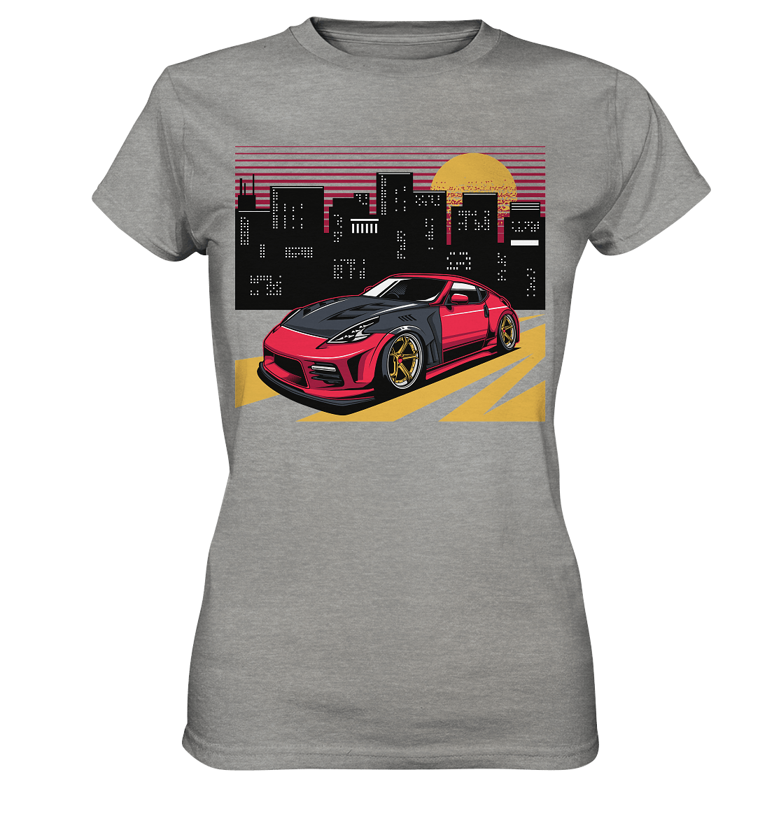 stanced Nissan 370Z - Ladies Premium Shirt - MotoMerch.de